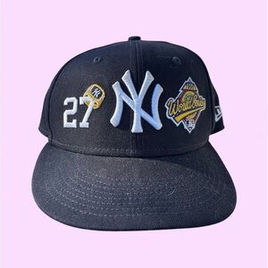 New Era Black Yankees World Series Cap